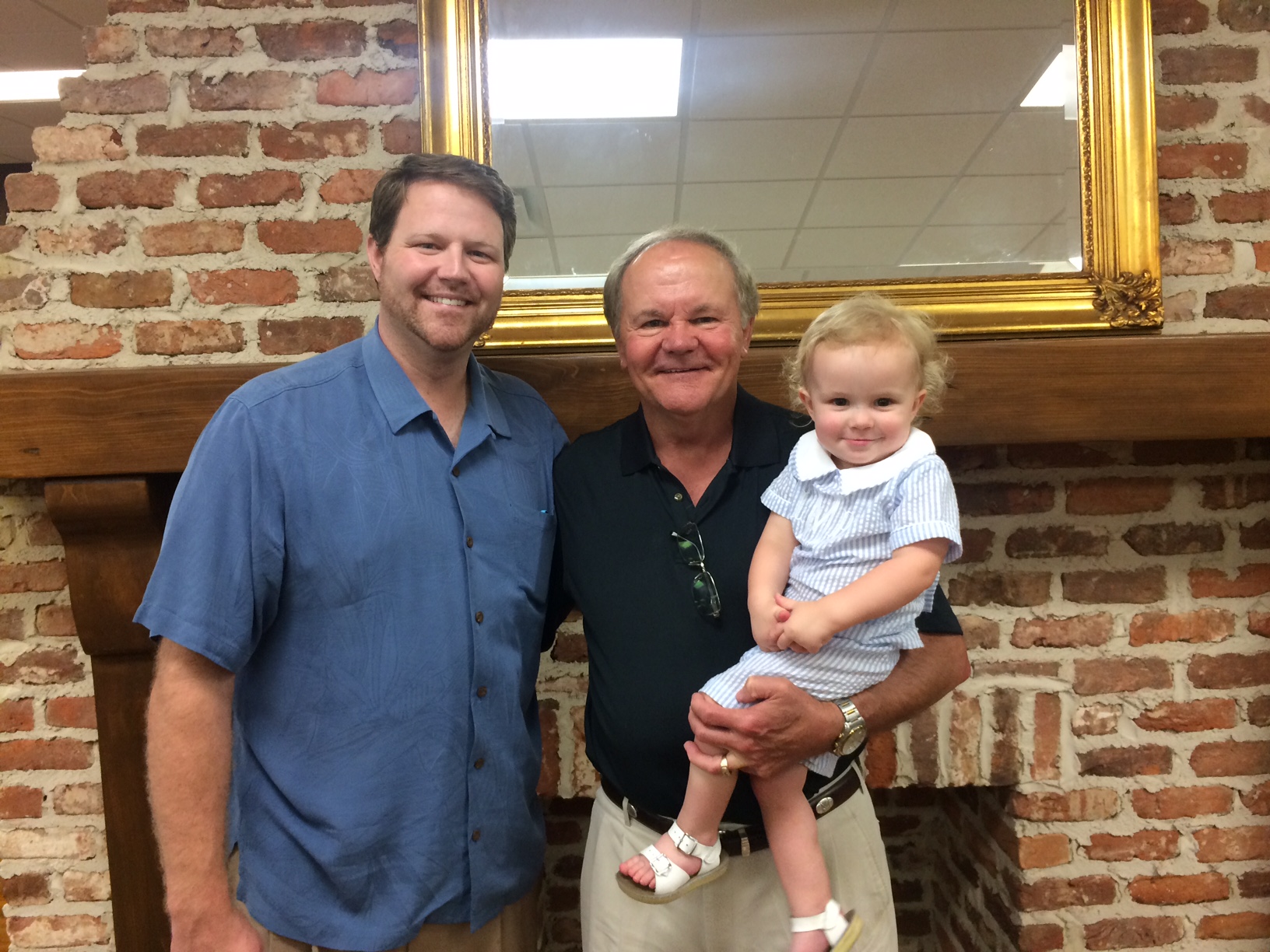  (L-R) Ilar Paul Meeks, Paul Meeks with Grandson Lofton Paul Meeks 