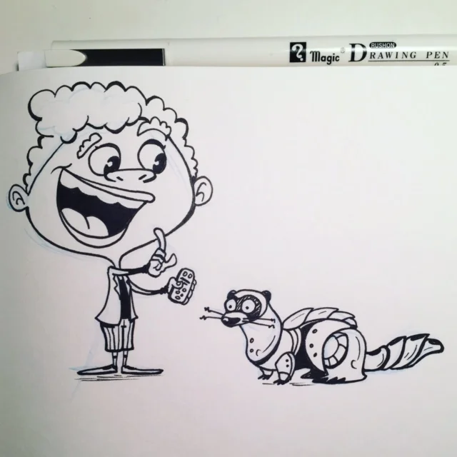 Little Genius- Troy- "My robot ferret will find all your lost toys around the house!"