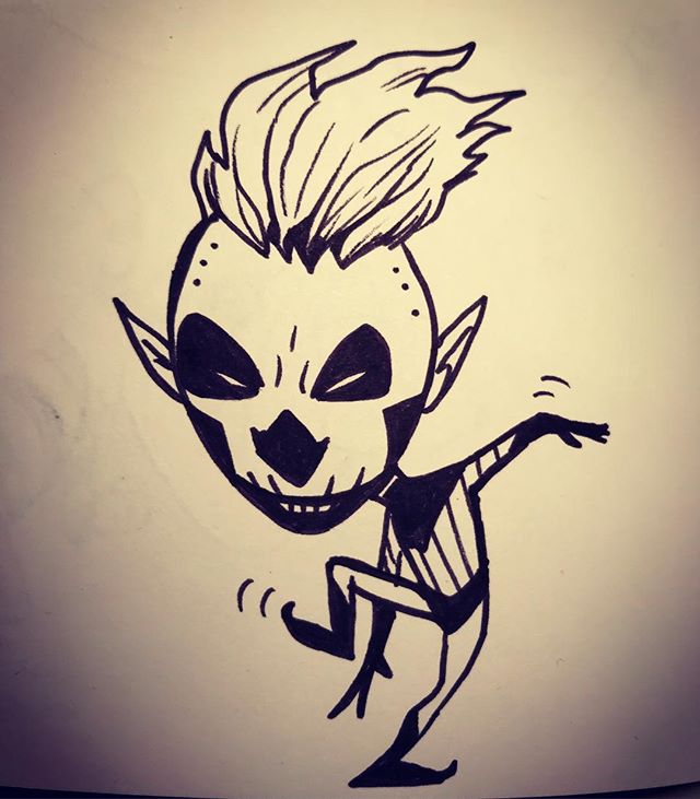 Dancing out of the darkness #drawing #sketchbook #skull #dancing #art #artist #characterdesign #design #carnival #cartoonist #comics #draw #motion #artistsoninstagram