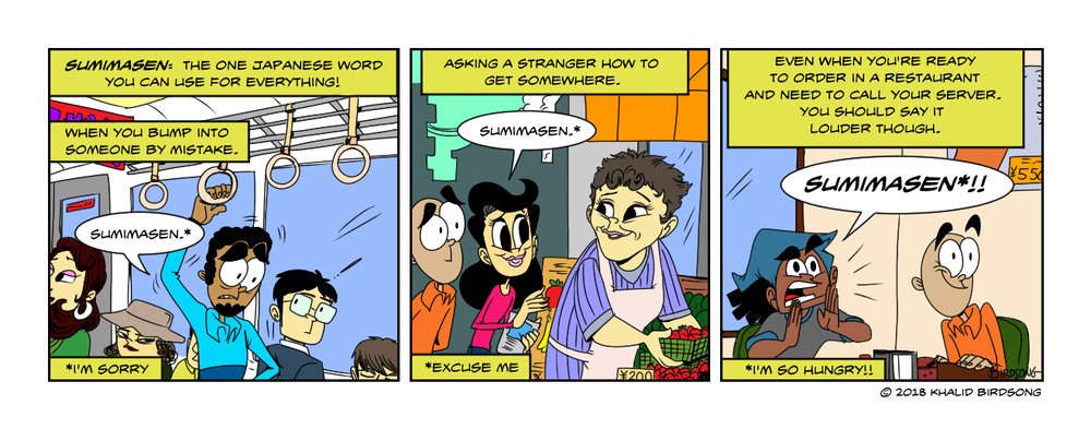 Learning Japanese With Comics Sumimasen Fried Chicken Sushi Learning Japanese With Comics Sumimasen Fried Chicken Sushi