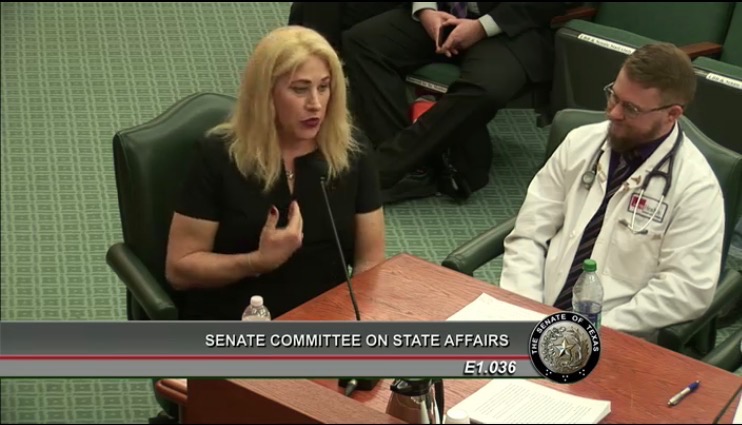 Dr. Colt Keo-Meier and I testify before the Senate Committee on State Affairs 