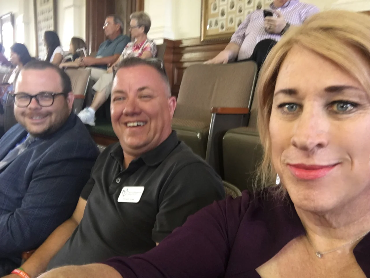 Brad Pritchett, Finnigan Jones and I sit in on the Senate