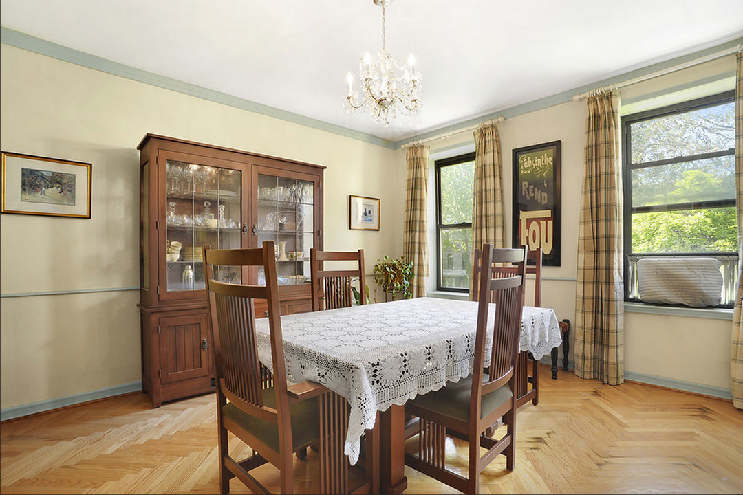 Before: A dining room