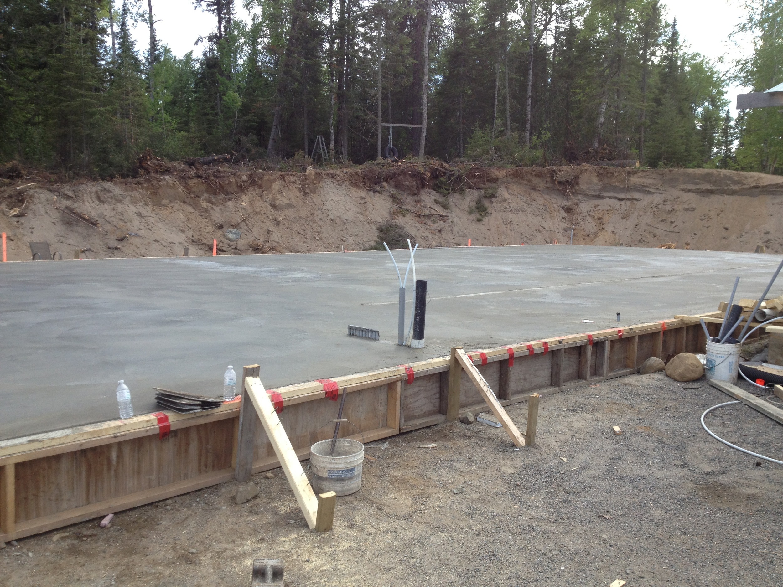 Commercial Slab for auto body shop