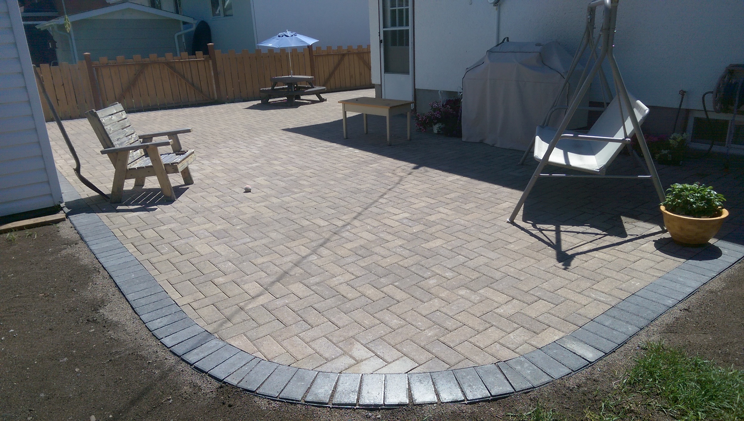 Large Rectangle Paver Patio/Driveway