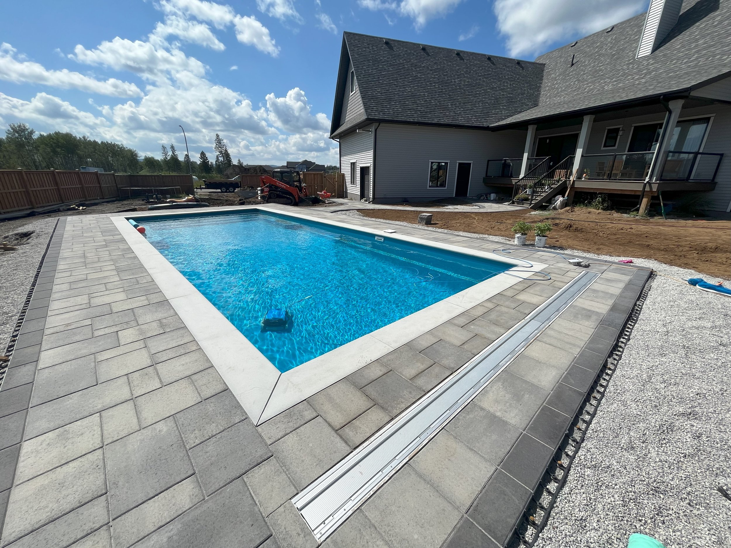 Pool Coping and Surround Install by Pour Boys