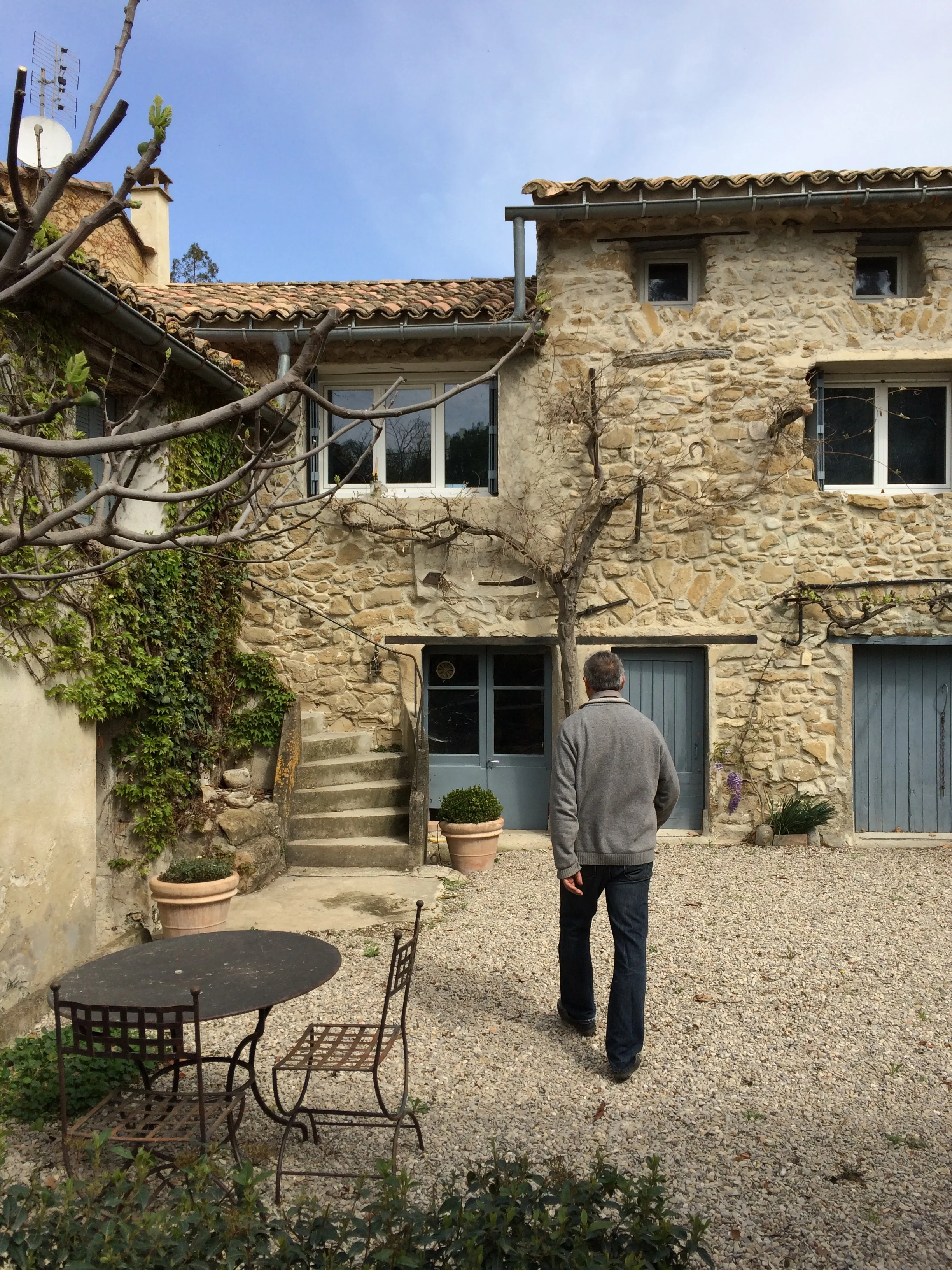 Pierre grew up in this house. It is about 350 years old and has been in his family for generations