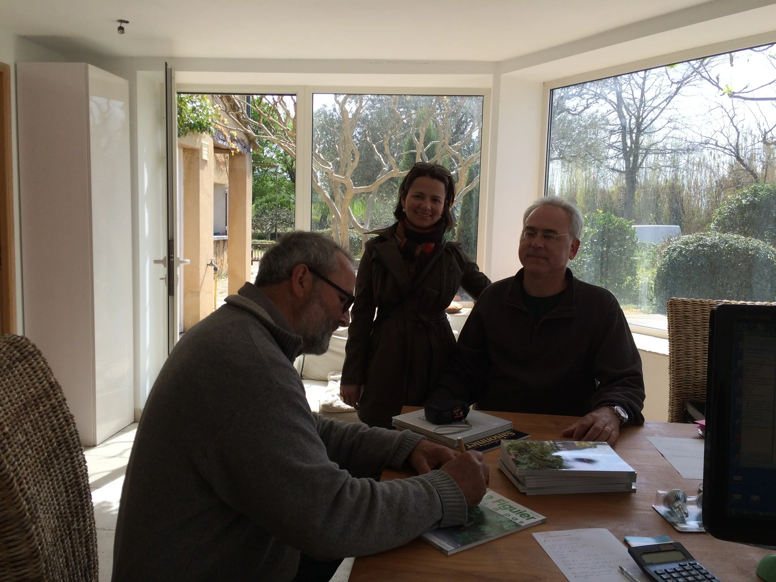 Book signing with Pierre