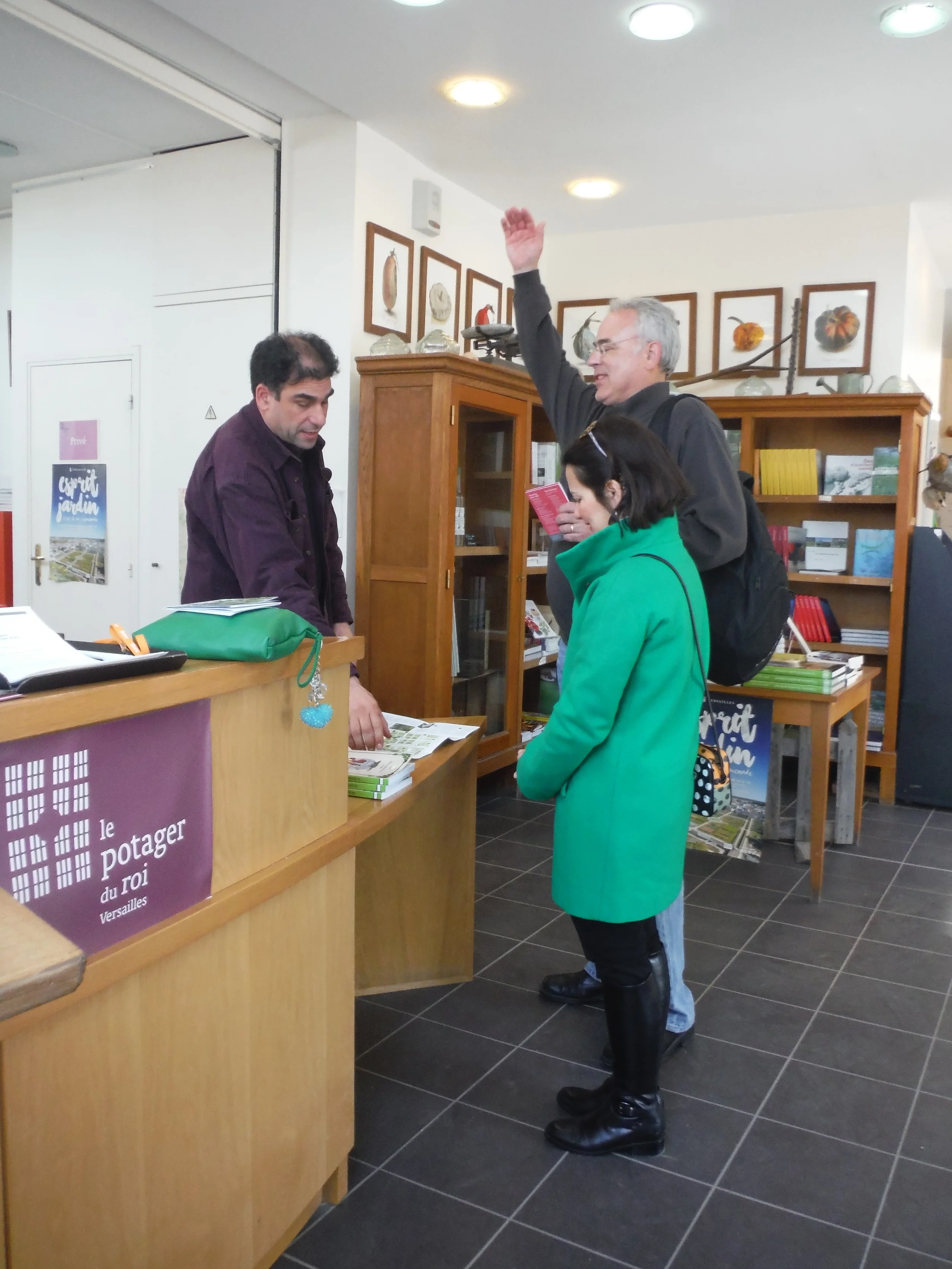 Enthusiasm ! We have found the fig trees at Versailles