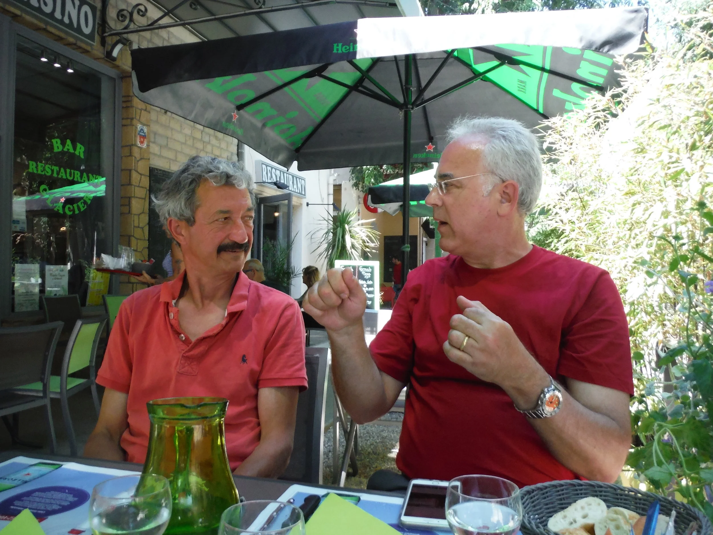  Lunch in Caromb with Monsieur Jean-Luc. 