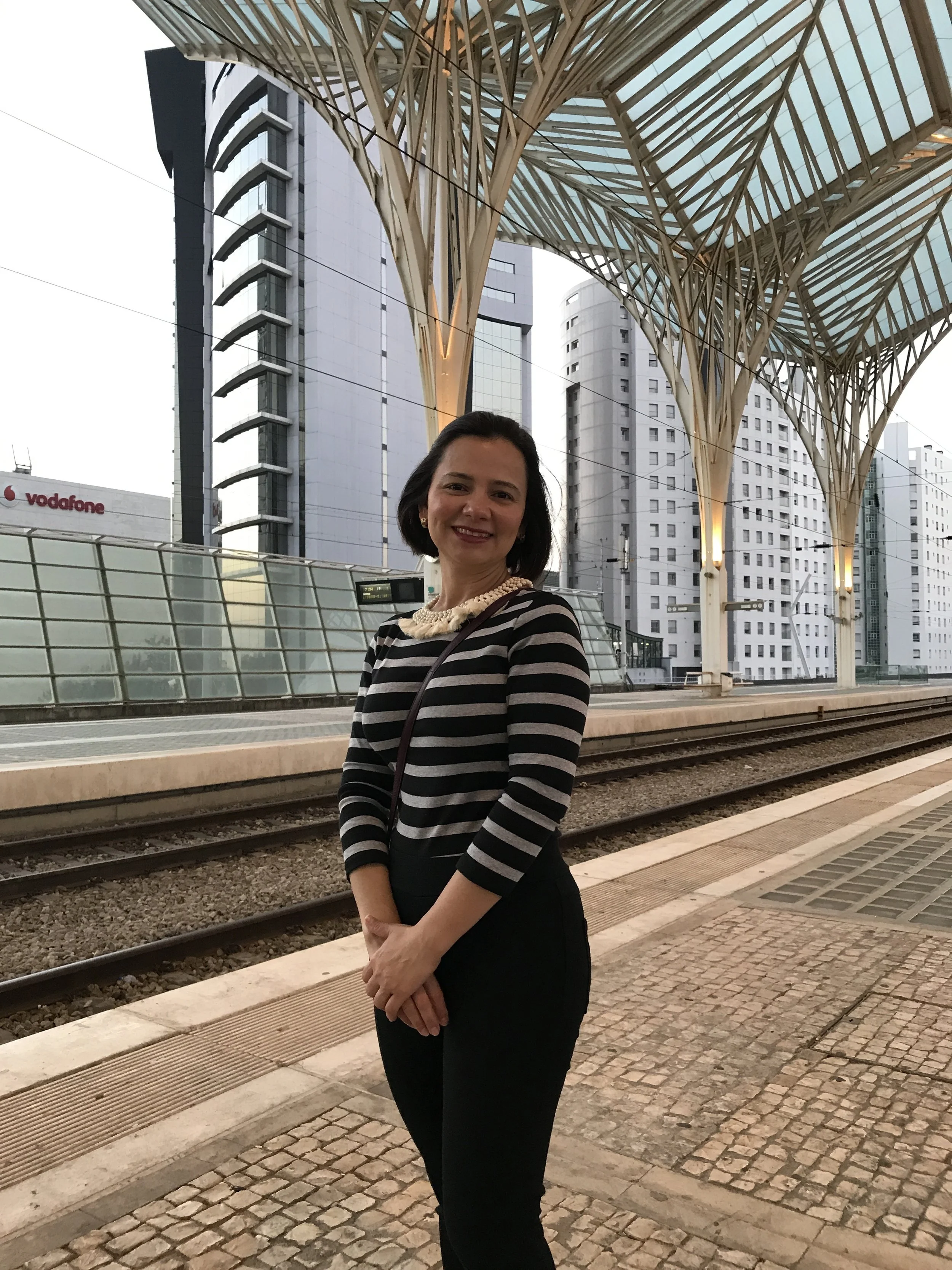  We switched trains at the beautiful Estação do Oriente (Oriente train station). We boarded the Alfa Pendular express to Porto which in in the northern part of  Portugal.   