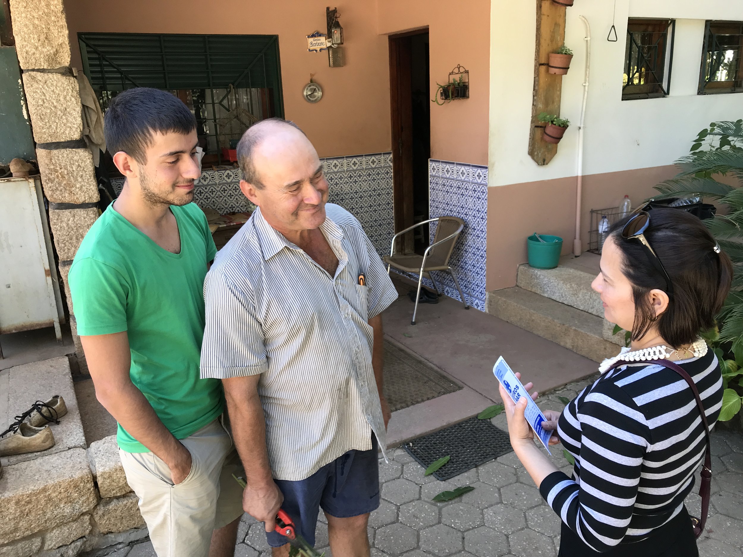  Pedro Barbosa, his father Victor Barbosa and Marilena 