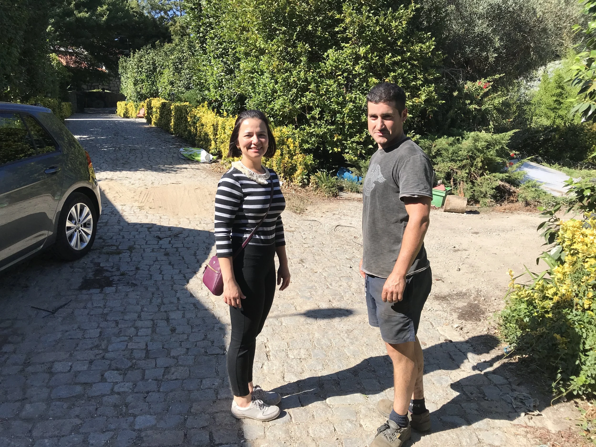  Ricardo Barbosa, meets Marilena and I and we we go for a walk. 