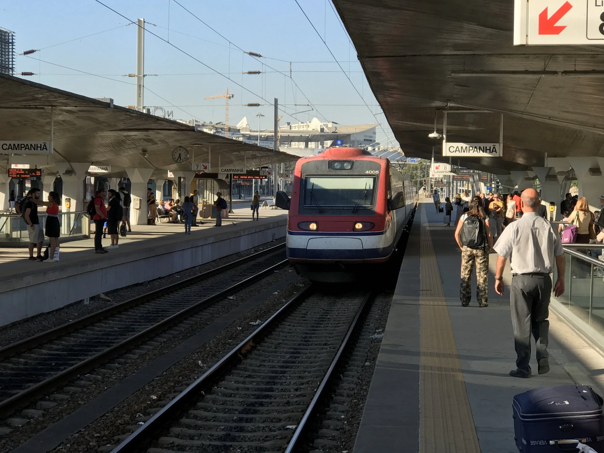  Ready to leave Campanhã on the Alfa Pendular express back to Lisbon. 