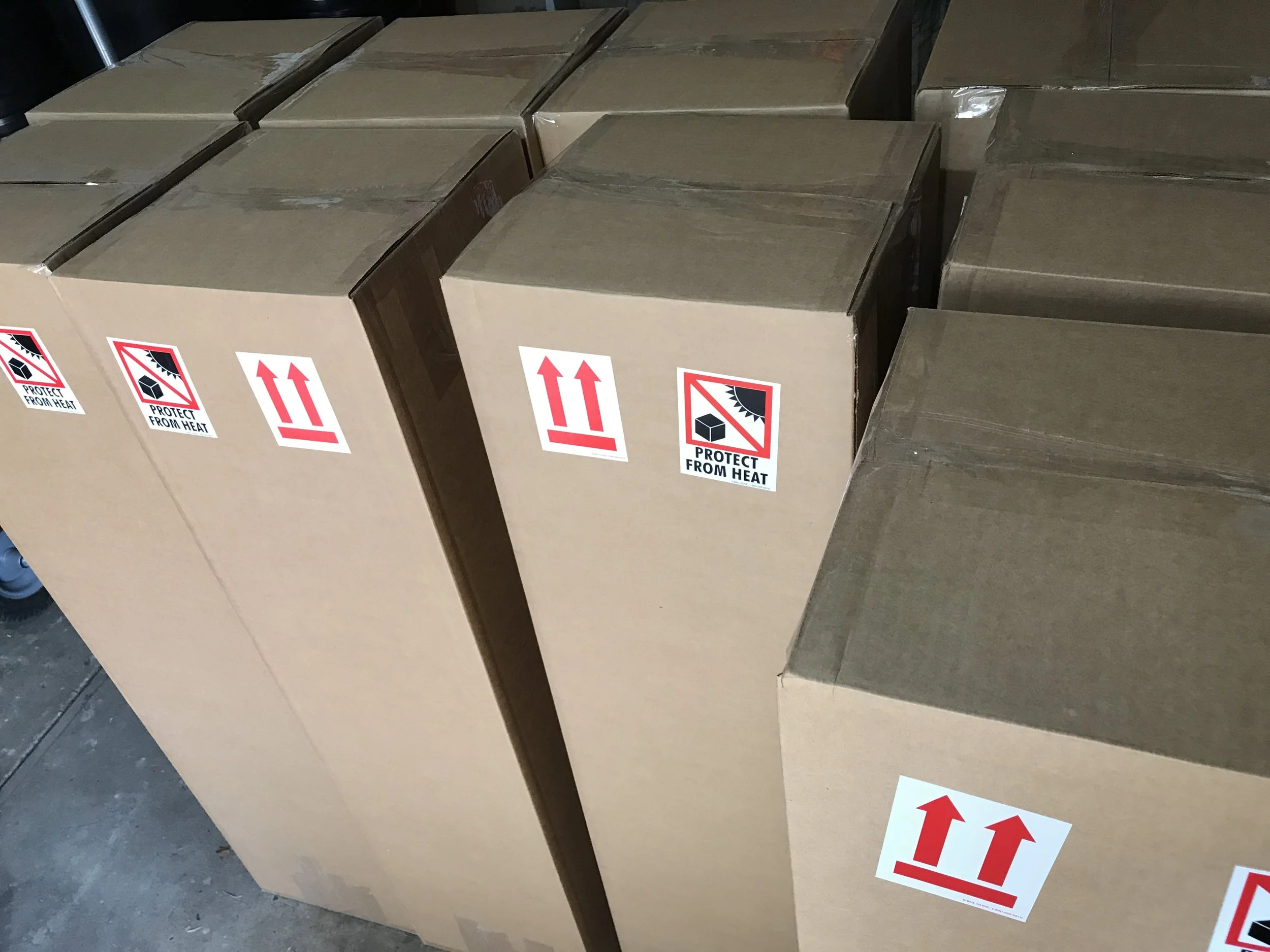 Some of the Many Trees That Went to Our Customers Today