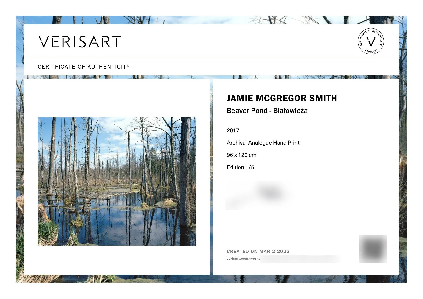 3 - Beaver Pond certificate - Jamie McGregor Smith.jpg