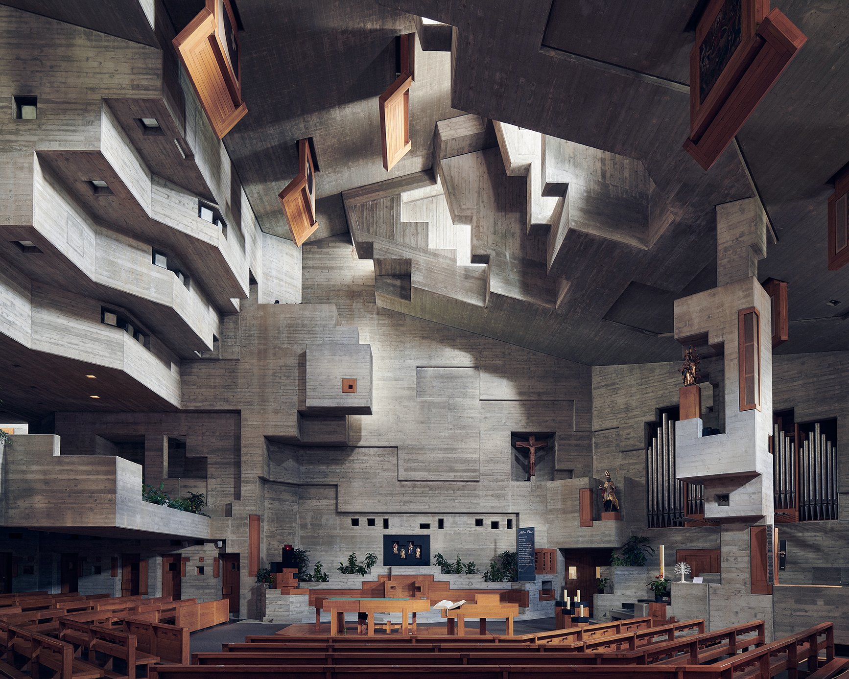 L’église Saint-Nicolas - Heremence, Switzerland  - Walter Maria Förderer, 1968-1971