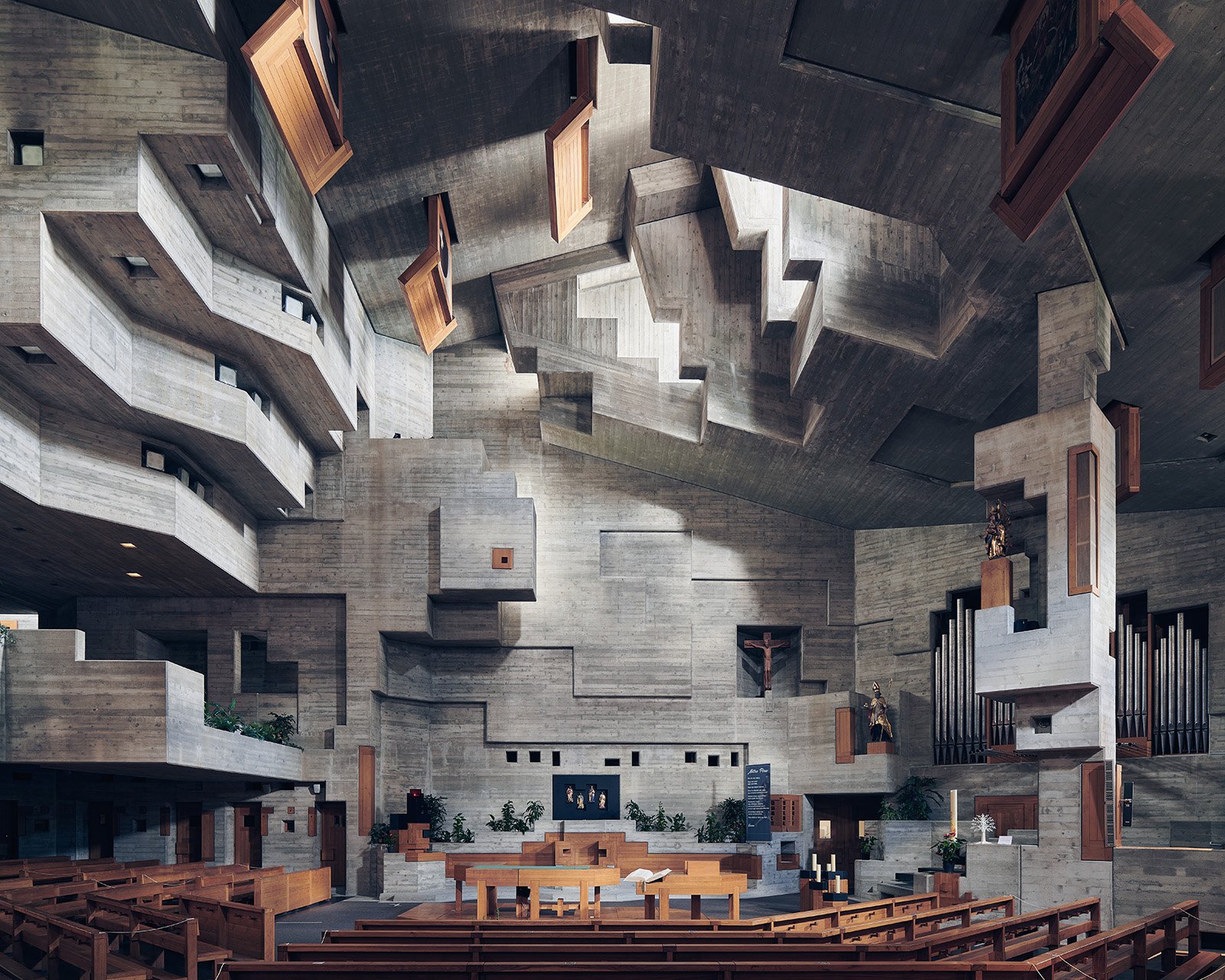 L’église Saint-Nicolas - Heremence, Switzerland - Walter Maria Förderer, 1968-1971