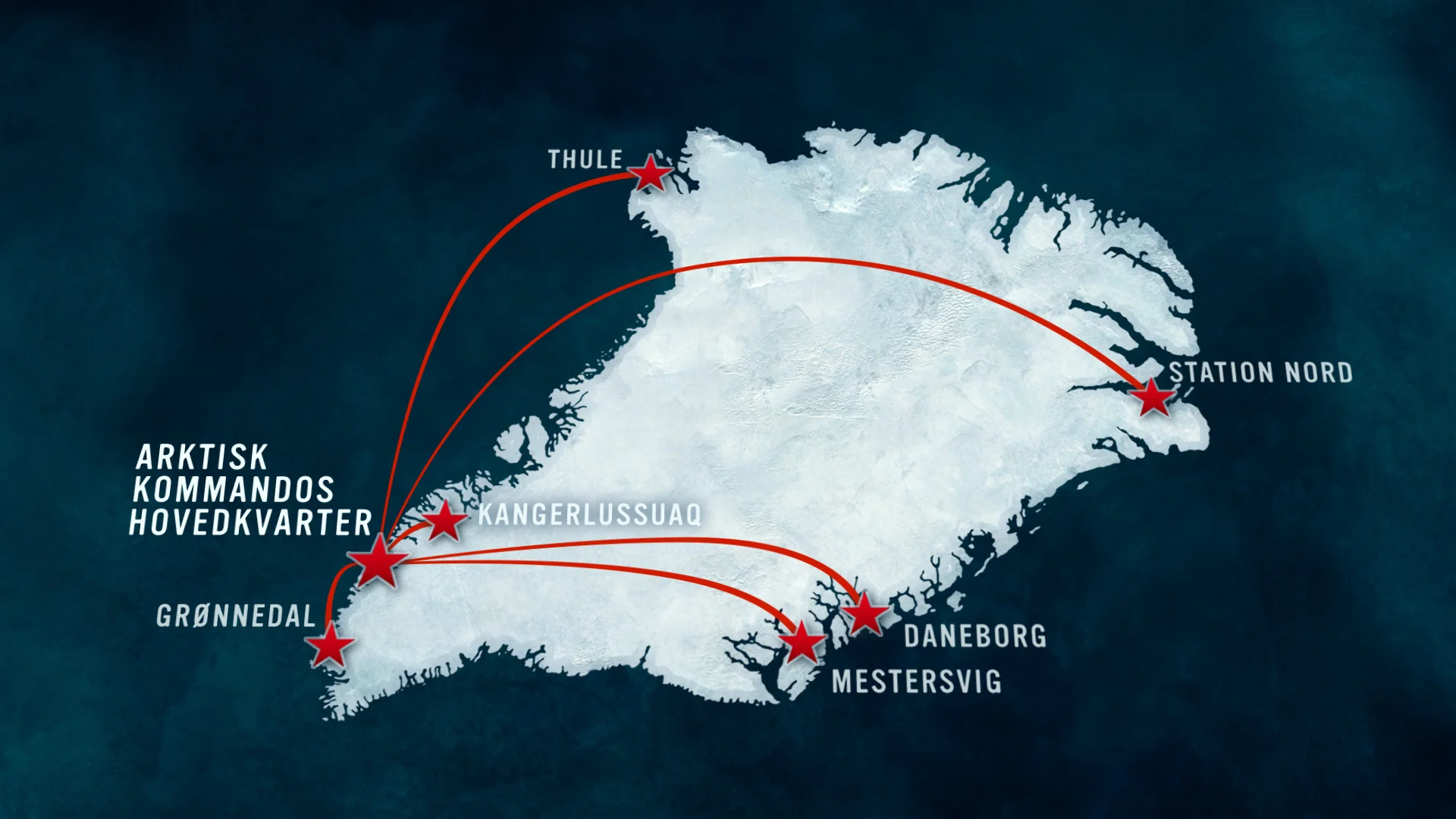 Arktisk kommando - Grønlandskort 