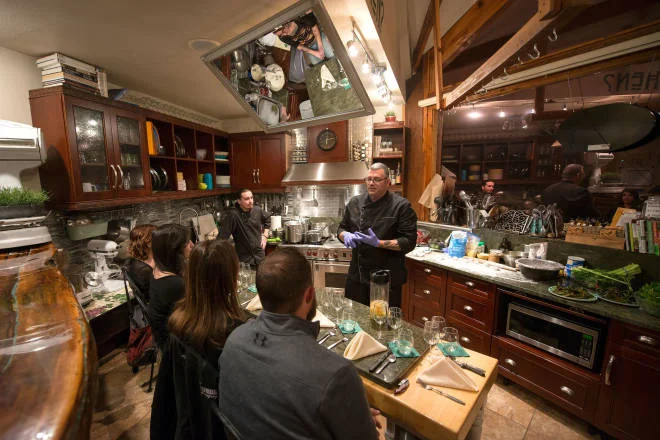 Read the New Mexico Magazine article that featured Chef Mashon Swenor’s cooking classes at Sanctuary on the River.