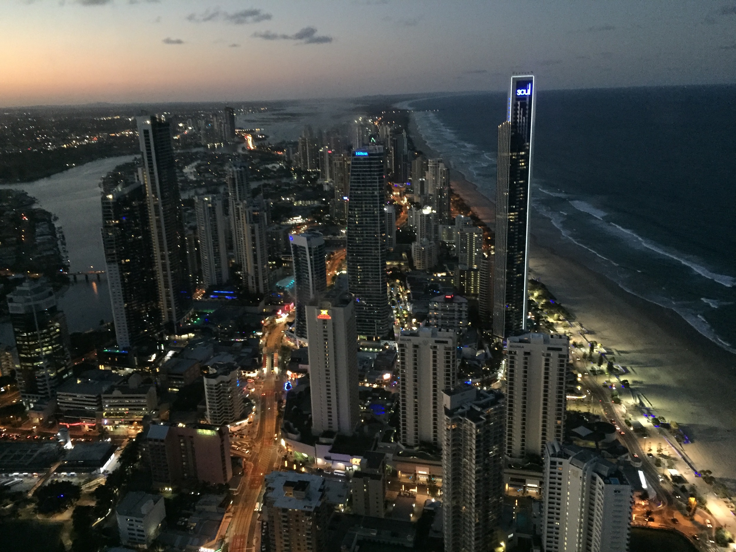 Overlook of Surfers Paradise