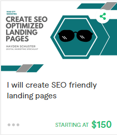 I will create SEO Friendly Landing Pages