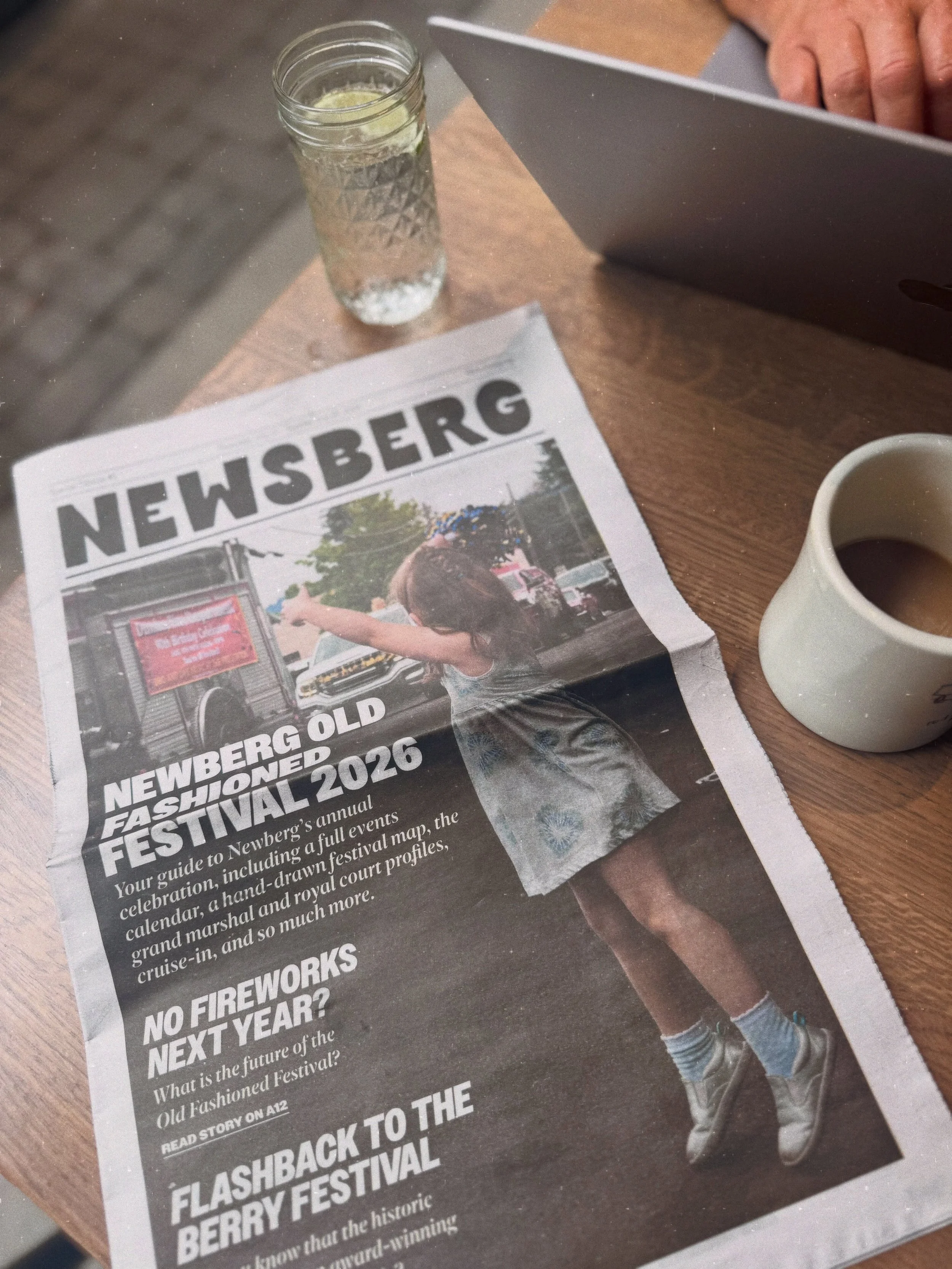 There&rsquo;s something special about seeing local dreams come to life. ❤️

Huge congratulations to @newsberg_ on their very first printed edition! It&rsquo;s no small thing to start something new, especially something dedicated to telling the storie