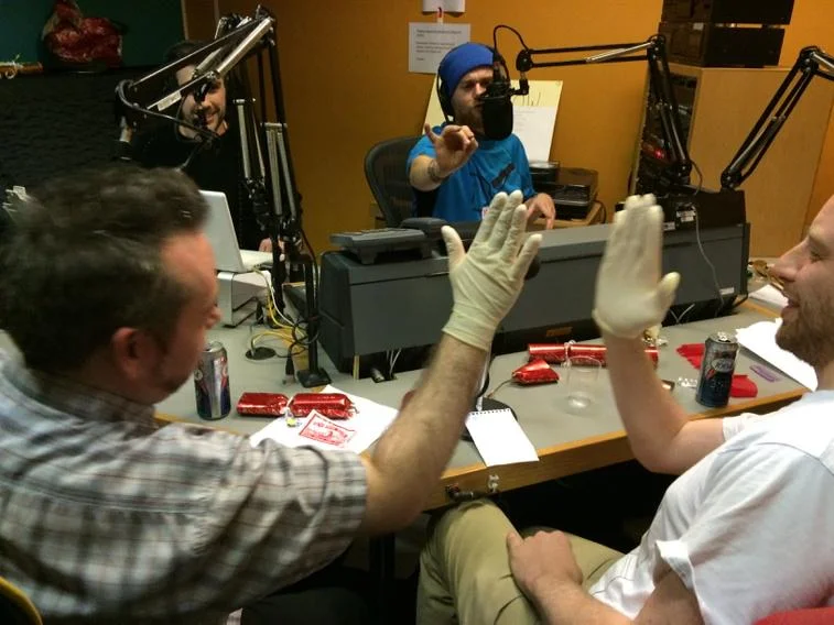 Rubber Glove High Five