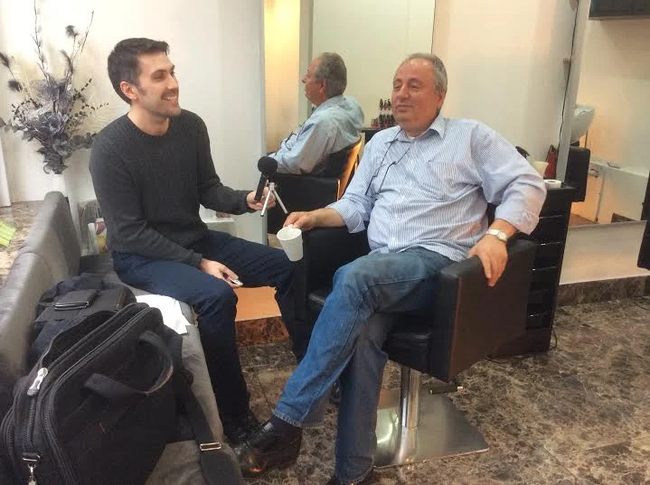 With Andy the Barber