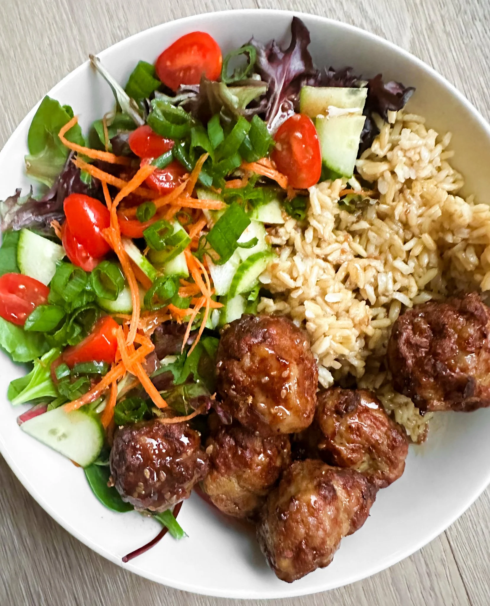 GLUTEN FREE TERIYAKI SALAD BOWL