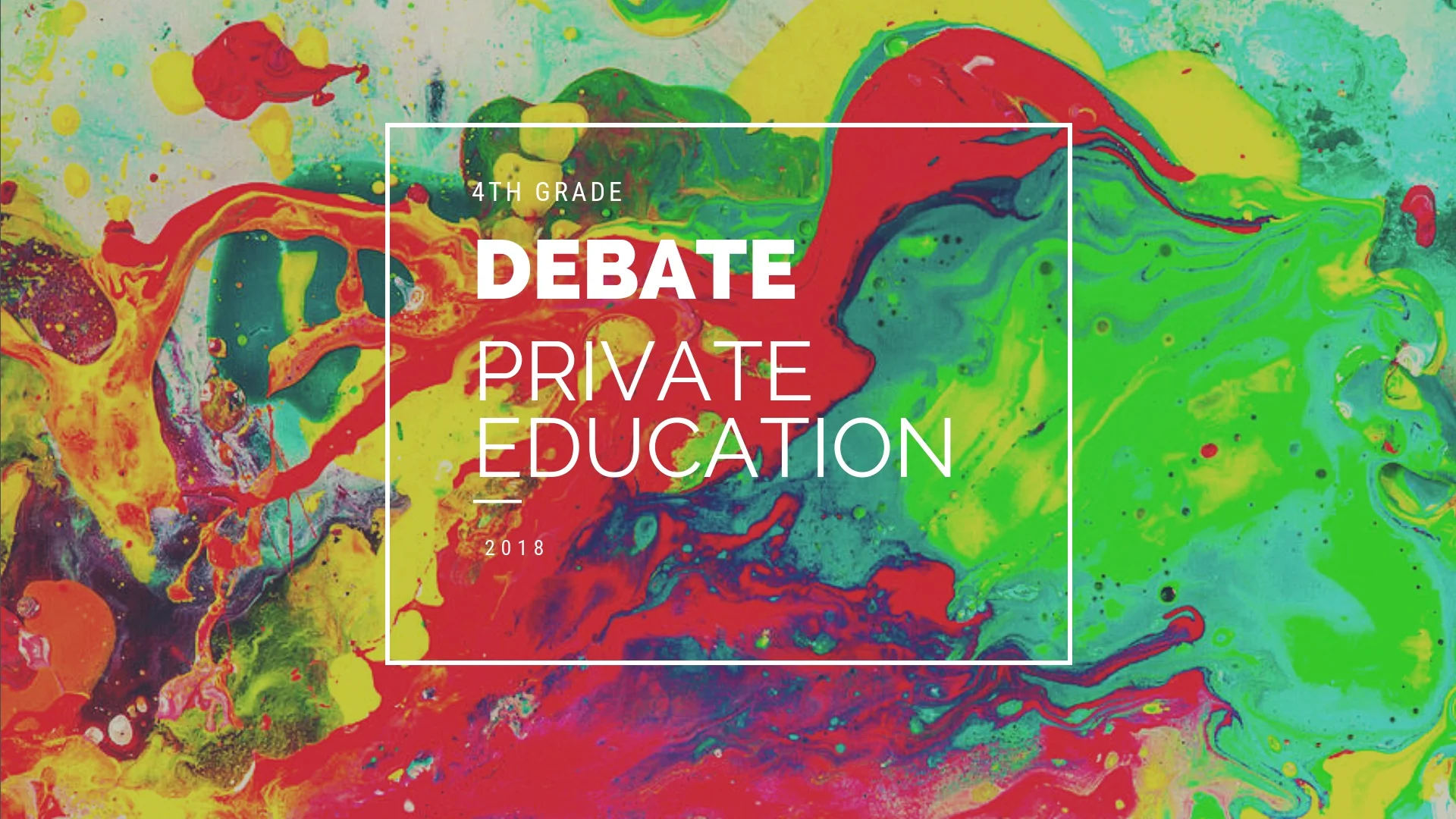 4th grade Interclass Debate