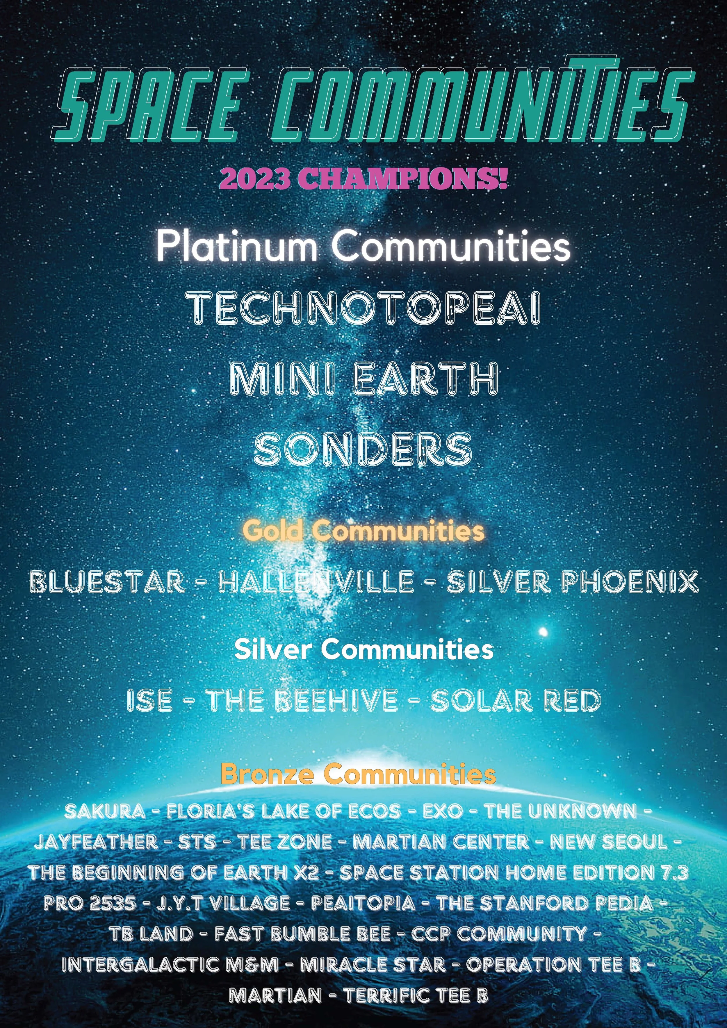 Grade 3 - Space Communities