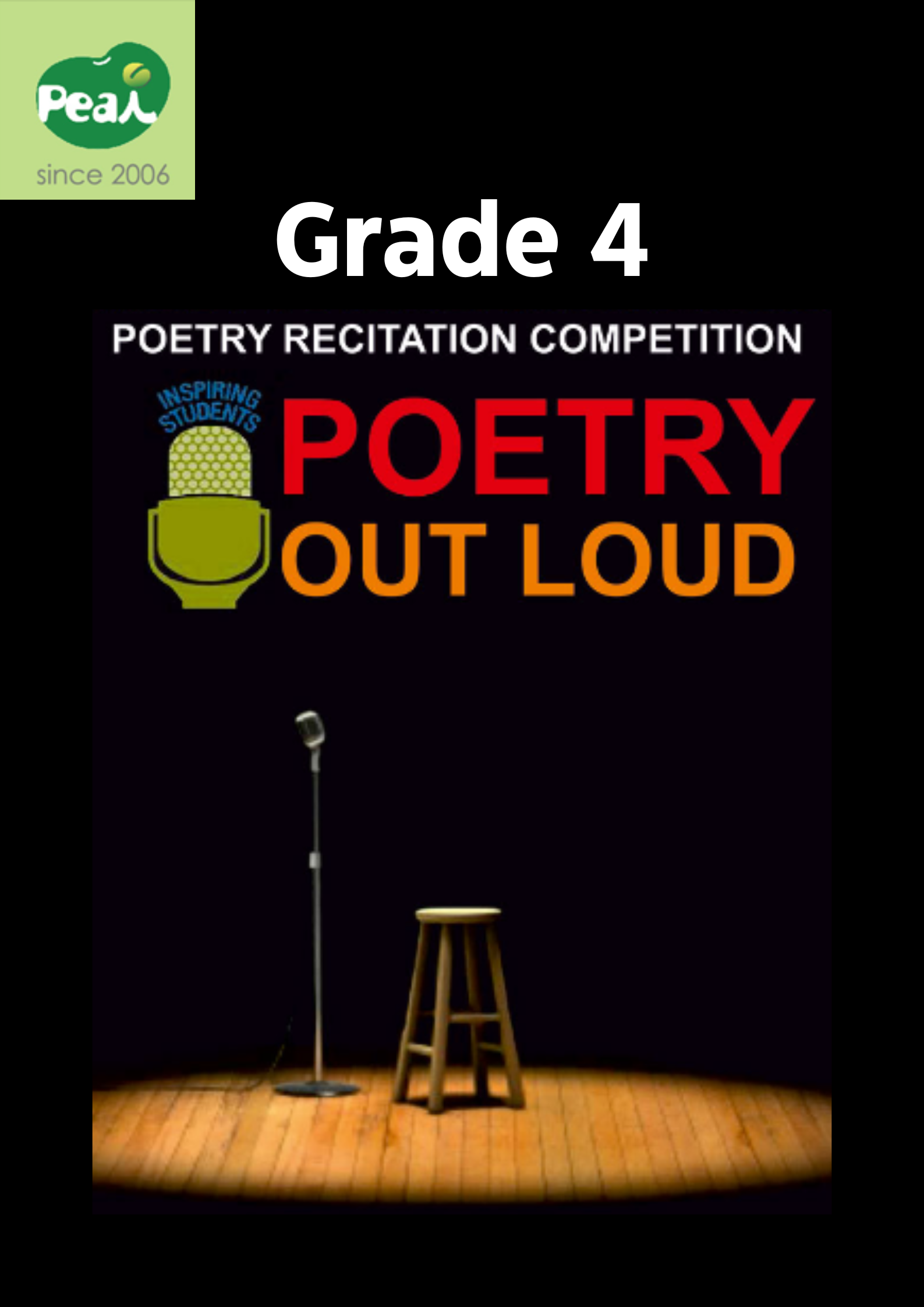 Grade 4 - Poetry Out Loud!