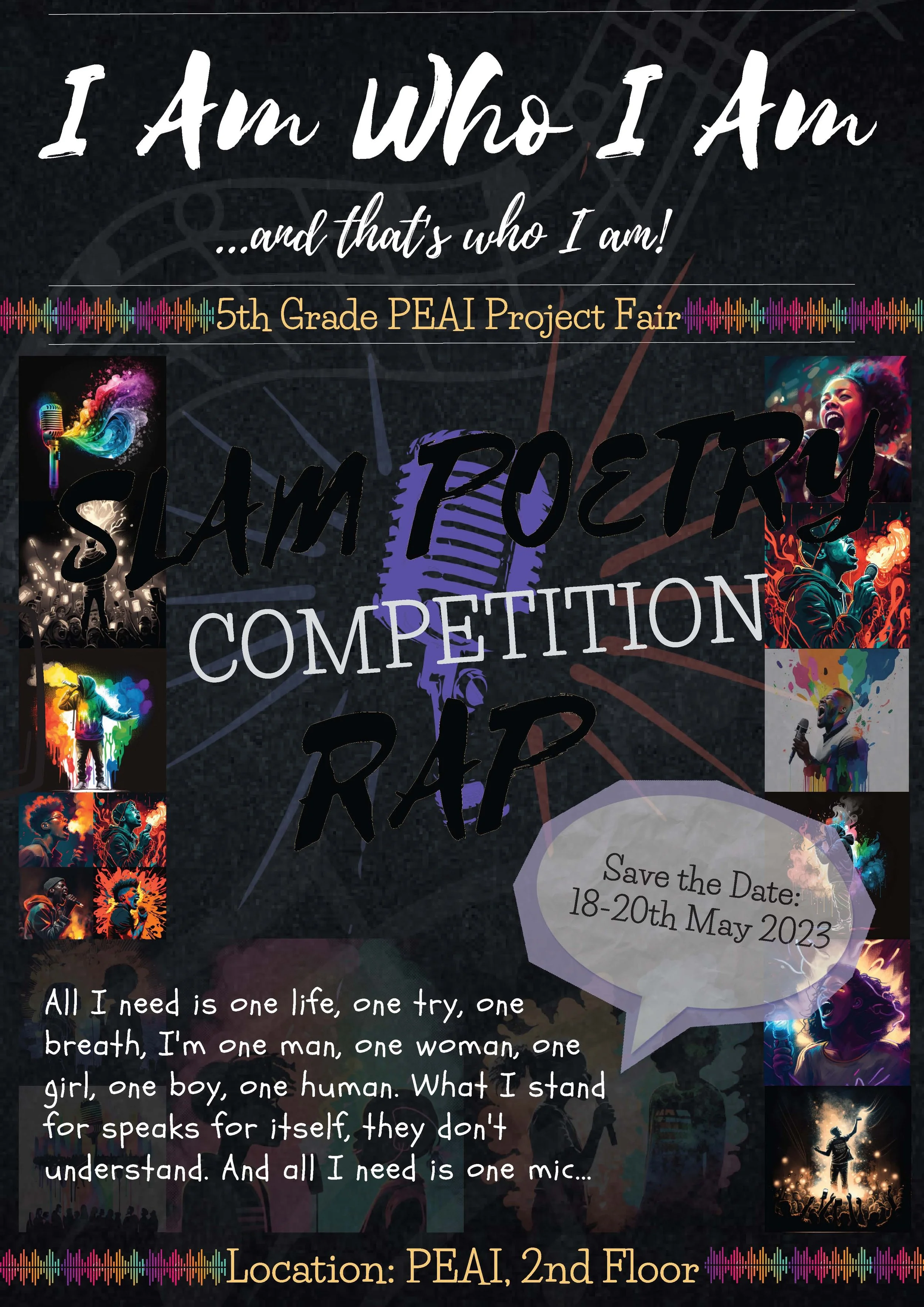 Grade 5 - Project Fair "Slam Poetry"