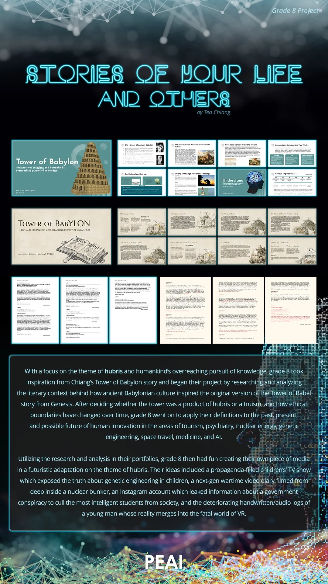 Grade 8 - Novel: Stories of Your Life and Others