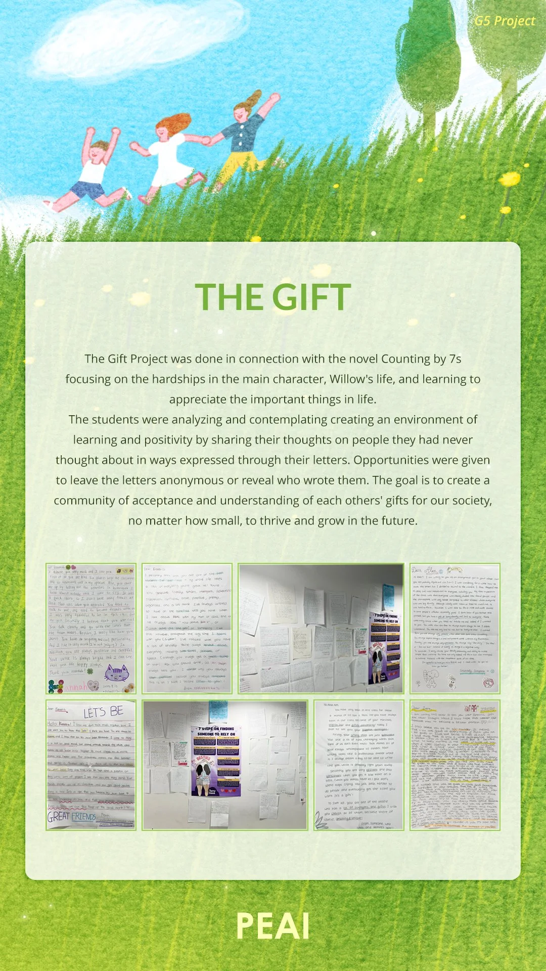 Grade 5 - The Gift