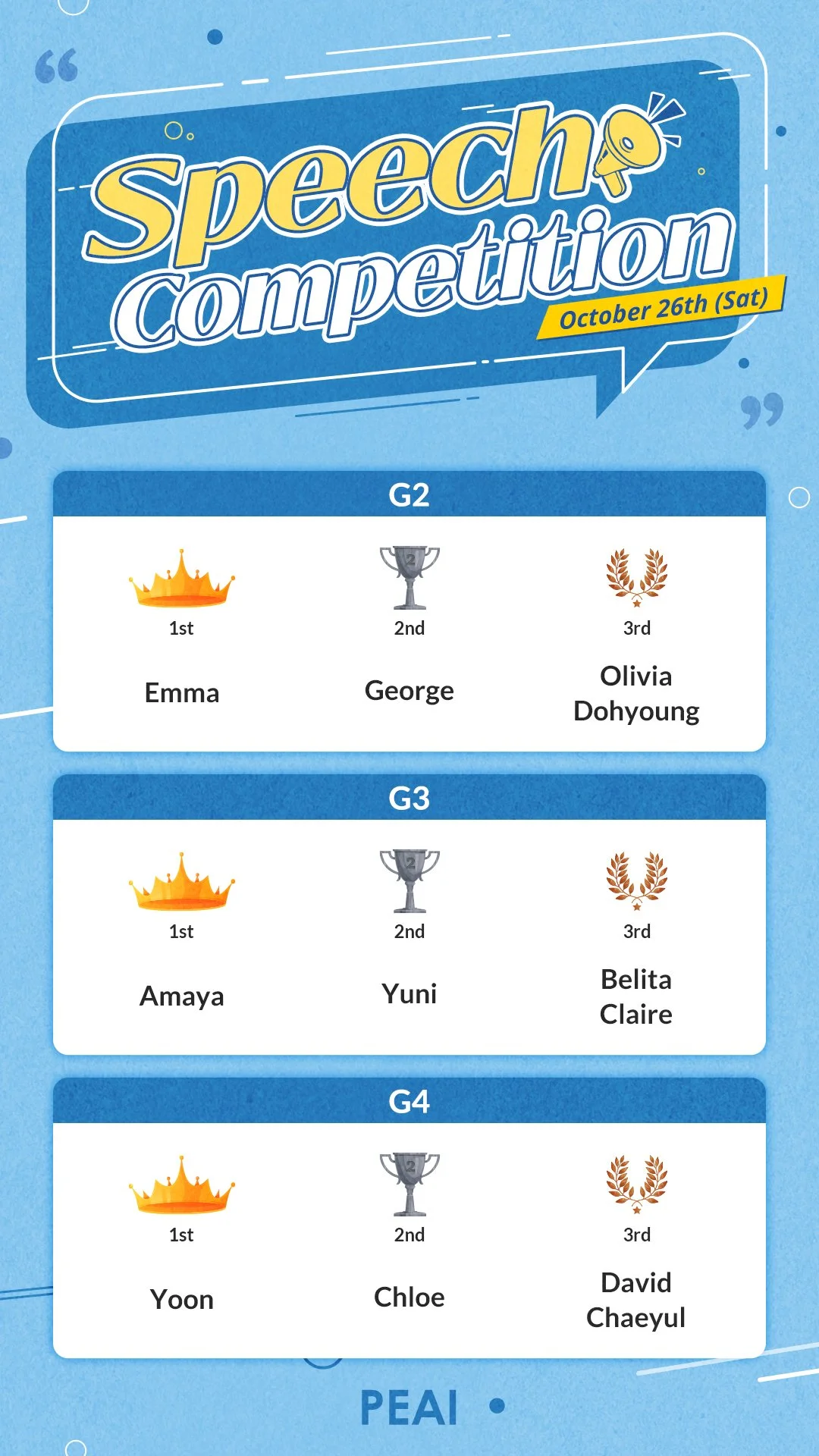 2024 Speech Competition