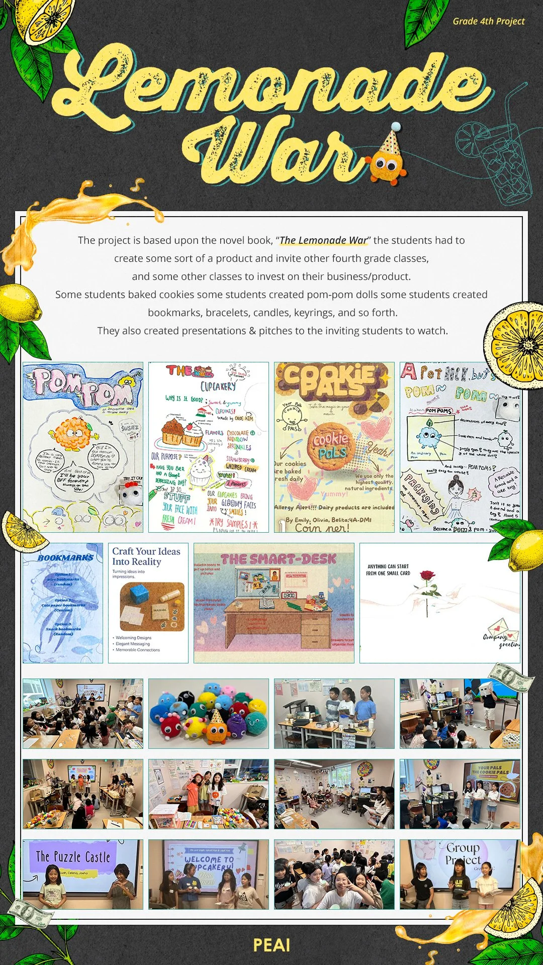 Grade 4 - Lemonade War Project