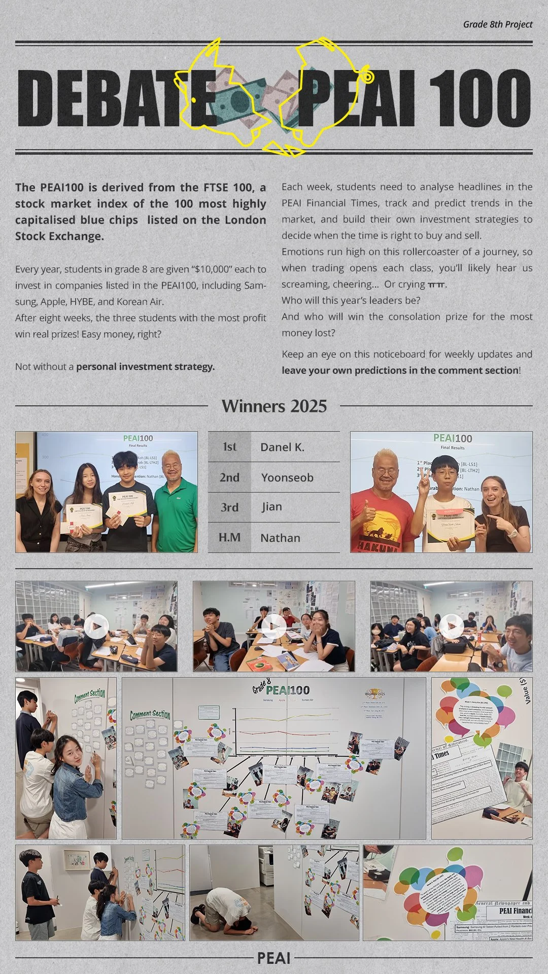 Grade 8 - Debate : PEAI 100