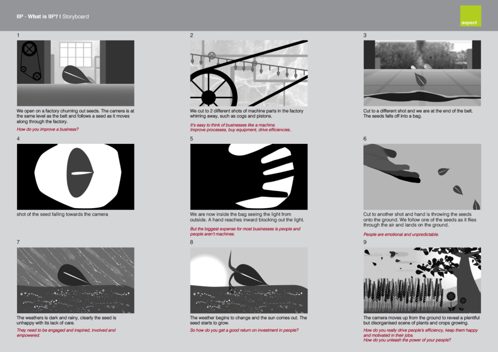 Investors in People storyboard 01