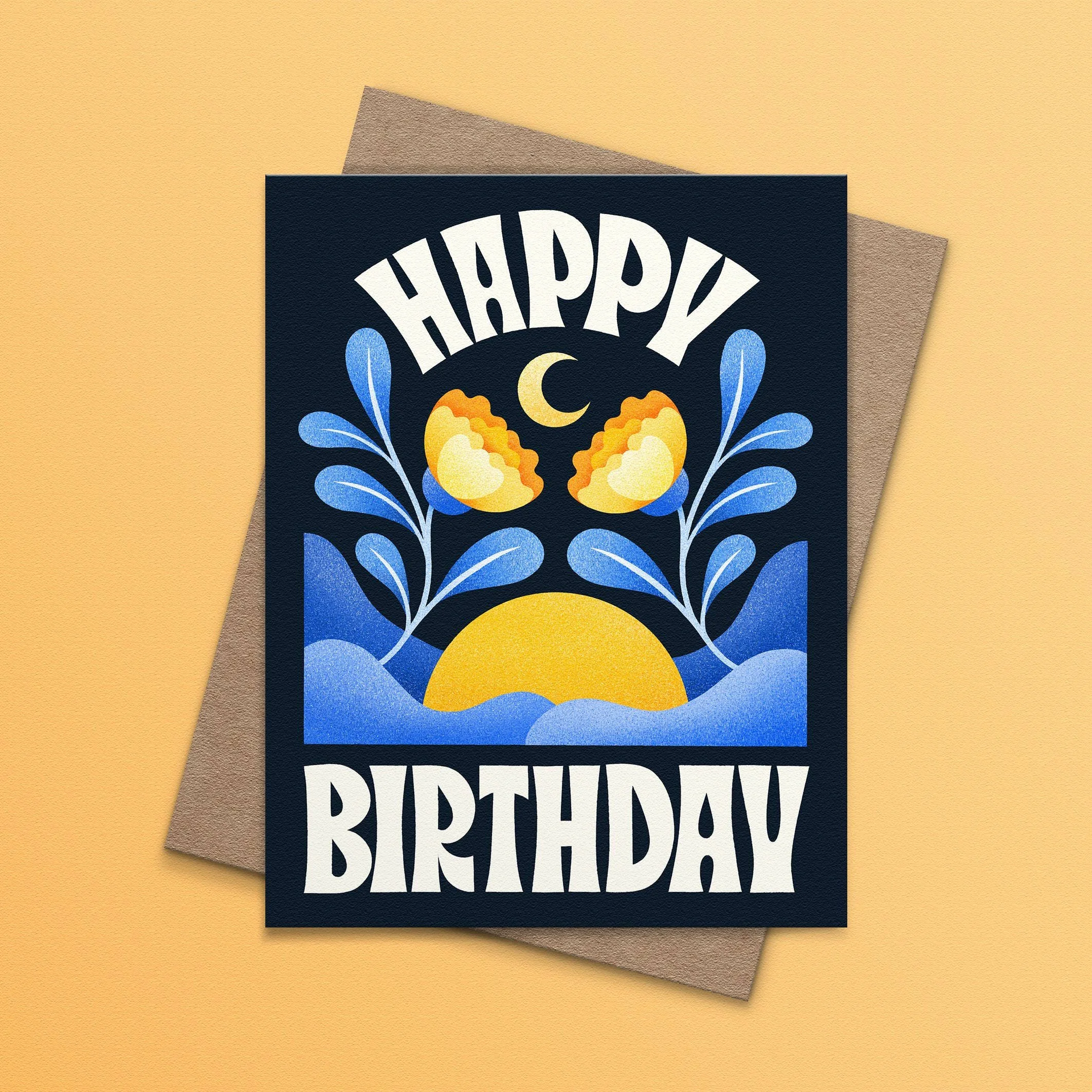 Happy Birthday Florals Card