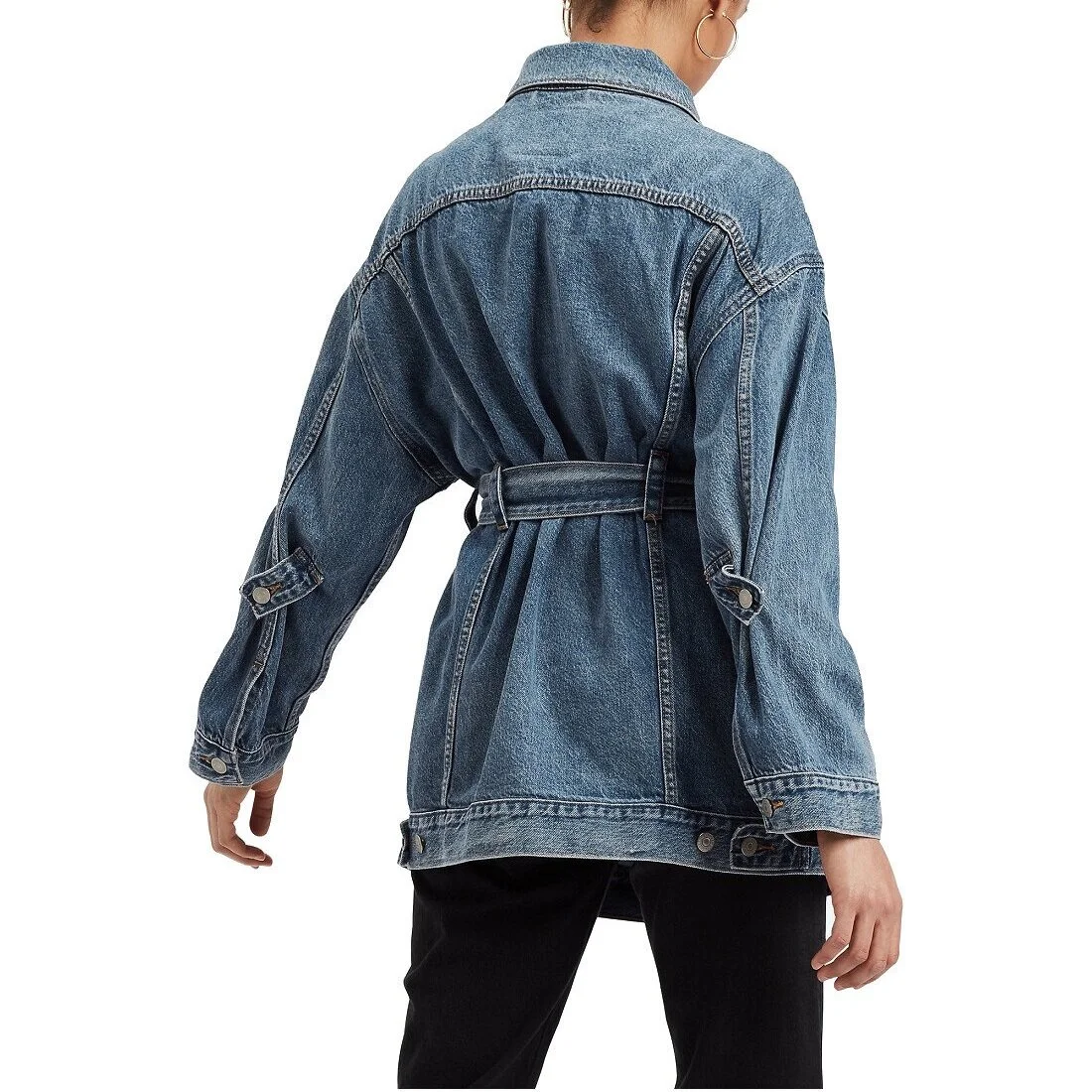 levi's belted denim trucker jacket