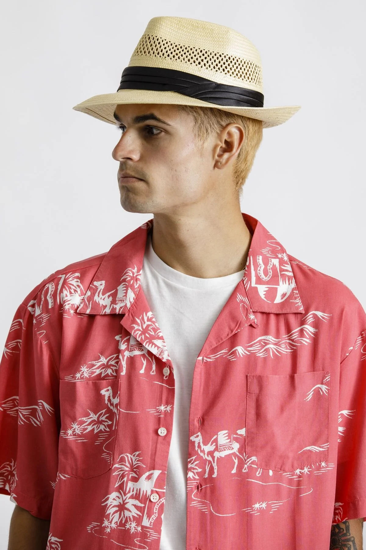 BRIXTON- Goodman Straw Fedora — The 