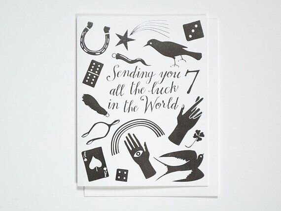 Sending You Luck Card