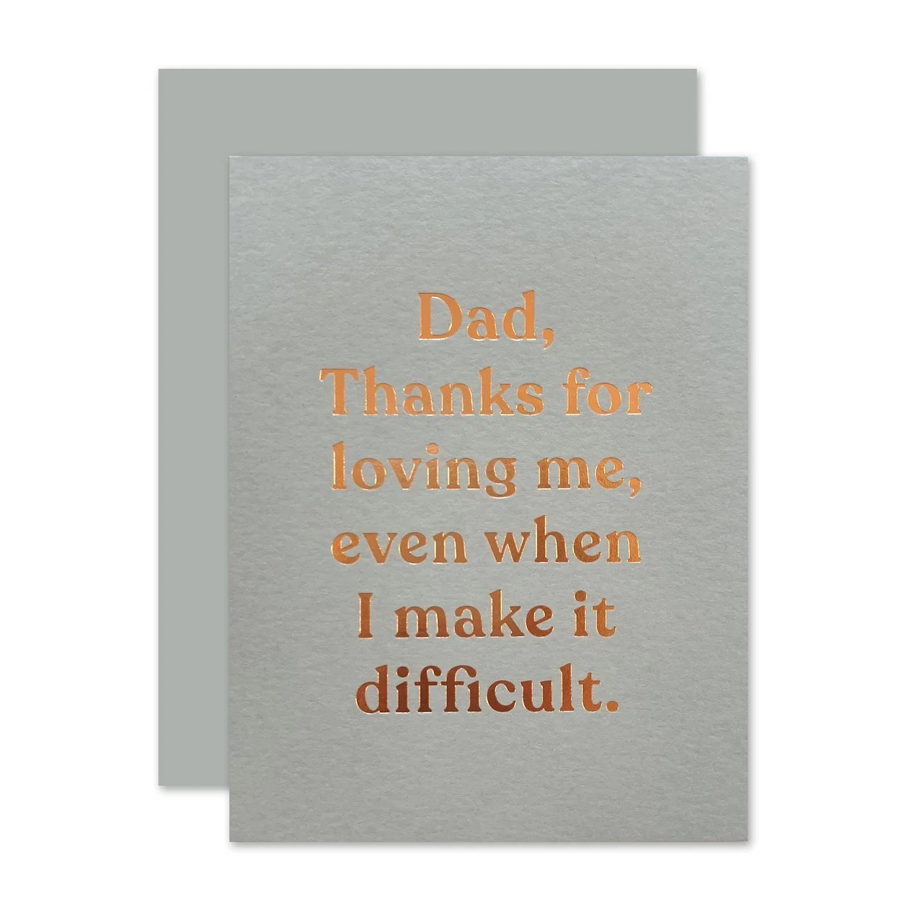 Make It Difficult Father's Day Card