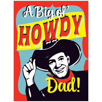 Howdy Dad! Father's Day Card