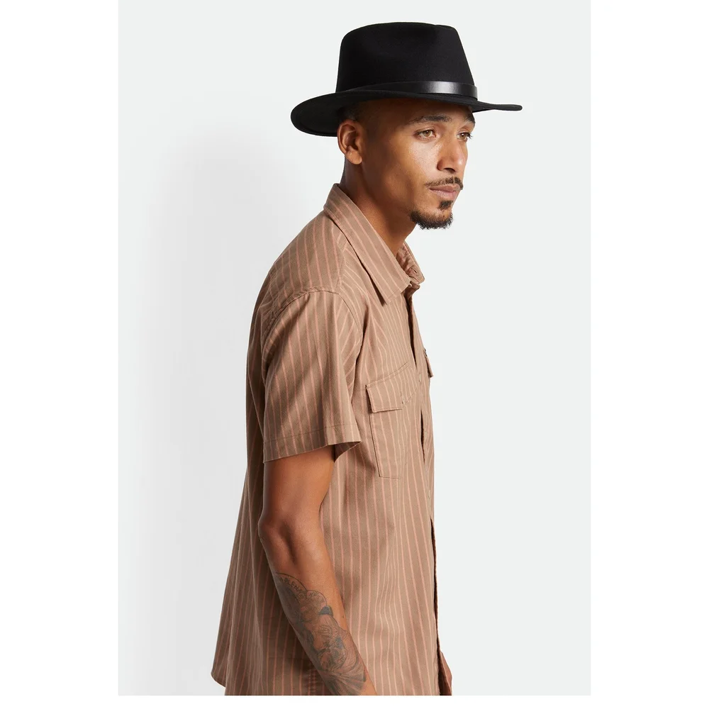 brixton messer tobacco Packable Fedora The hats that you can design come from Yupoong and New Era Brixton MESSER FEDORA UNISEX -