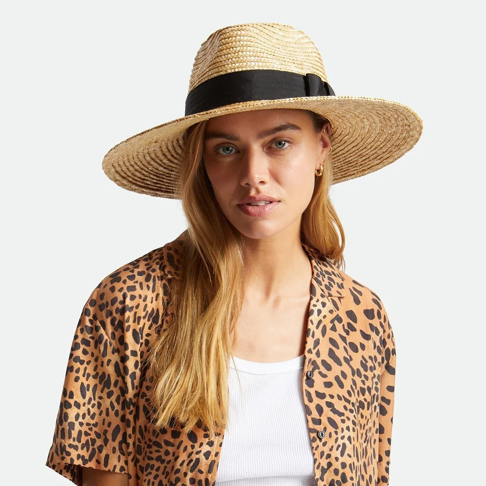 Brixton - Joanna Hat Honey/Black — The Beau & Bauble display picture 1