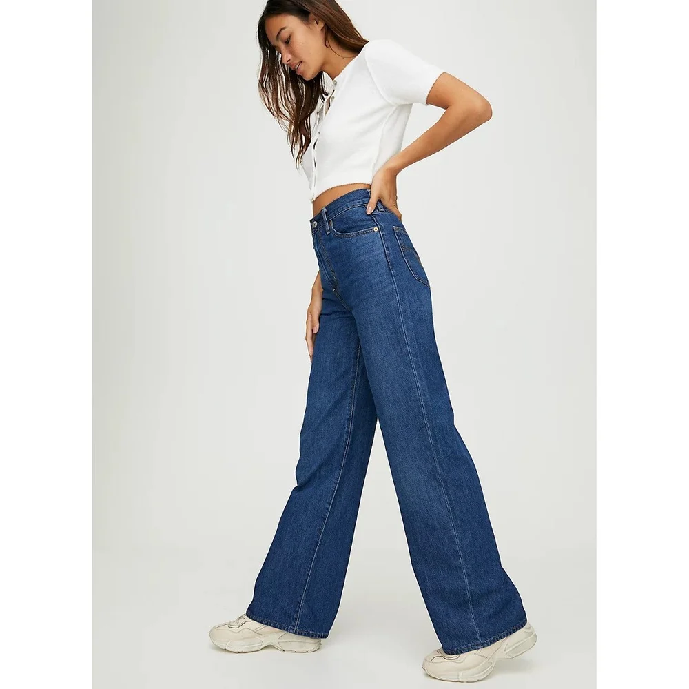 Introducir 65+ imagen levi’s wide leg high rise