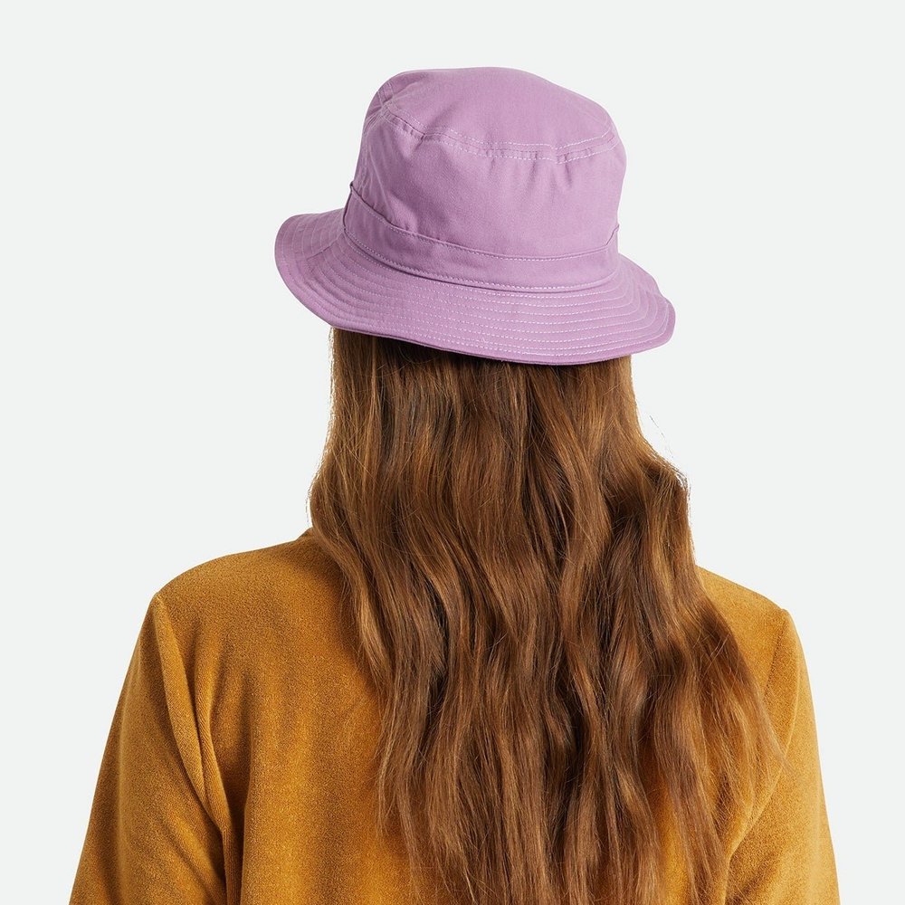 Brixton Hat Bucket Hat Plum Suffolk Packable Bucket Hat Felted Knit Outdoor s-l400.jpg main image 4